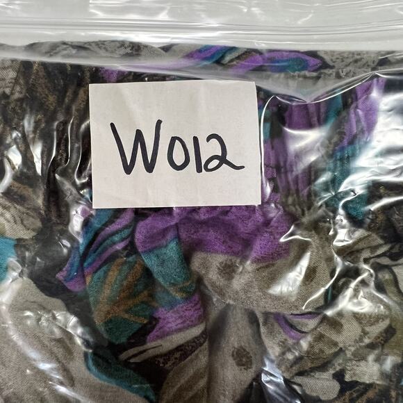 Vtg 90s Mr. K Large Petite LP Pants MC Hammer Floral Tapered Grunge Street Punk - Picture 15 of 15